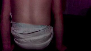 gooey enema + water enema + saline enema = messy messy diaper