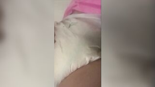 loser wets her diapers