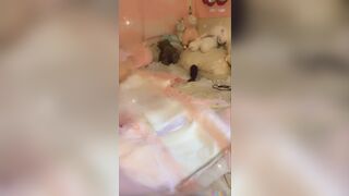 pullupsofpoof puts diaper and mess