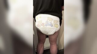Diaper Boy poop in the Corner