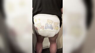 Diaper Boy poop in the Corner