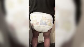 Diaper Boy poop in the Corner