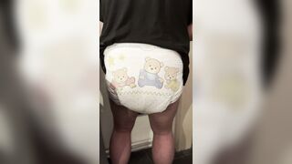 Diaper Boy poop in the Corner