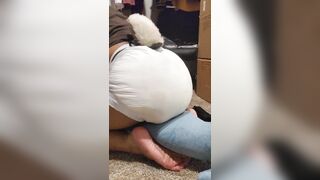 Farting and messing in diaper