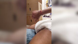 Farting and messing in diaper