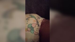 Chillen outside in my diaper
