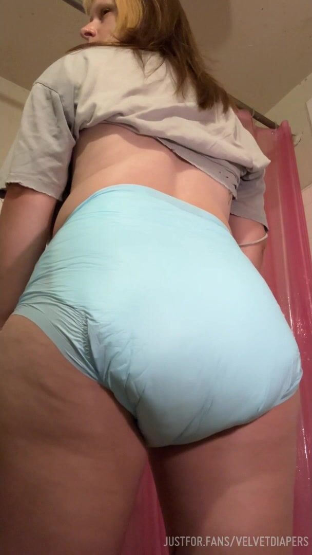 Girl Messes Diaper #1