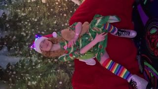 all i want i want for Christmas is diapers an ponies an toys an candy an my own private island an more pacis an stuffi