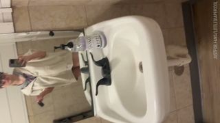 this might be my favorite spot to make diaper content videos. I grab a cup of coffee afterwards and