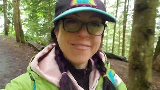 Nerdy Faery Masturbating And Peeing In Open Pull-Ups In Nature