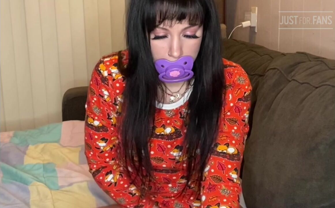 messy diaper on the couch