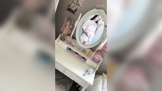 ABDL girl diaper show off