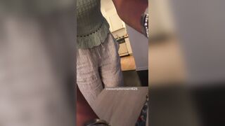 College girl does PULL UP check before night out!