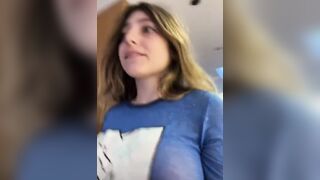 Girl in a pullup dancing