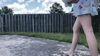 inkmilkandhoney - little honeys outdoor omorashi playtime