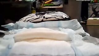 Scat Shit and fuck open diaper