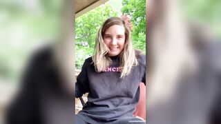 Girl has wet and messy accident and denies it