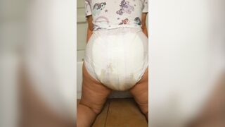 Tena diaper enema