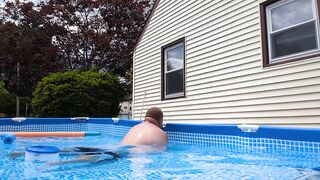 Diaper in the pool