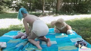 messy vid from ukdiapergirls