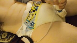 Diaper Girl Having Orgasm