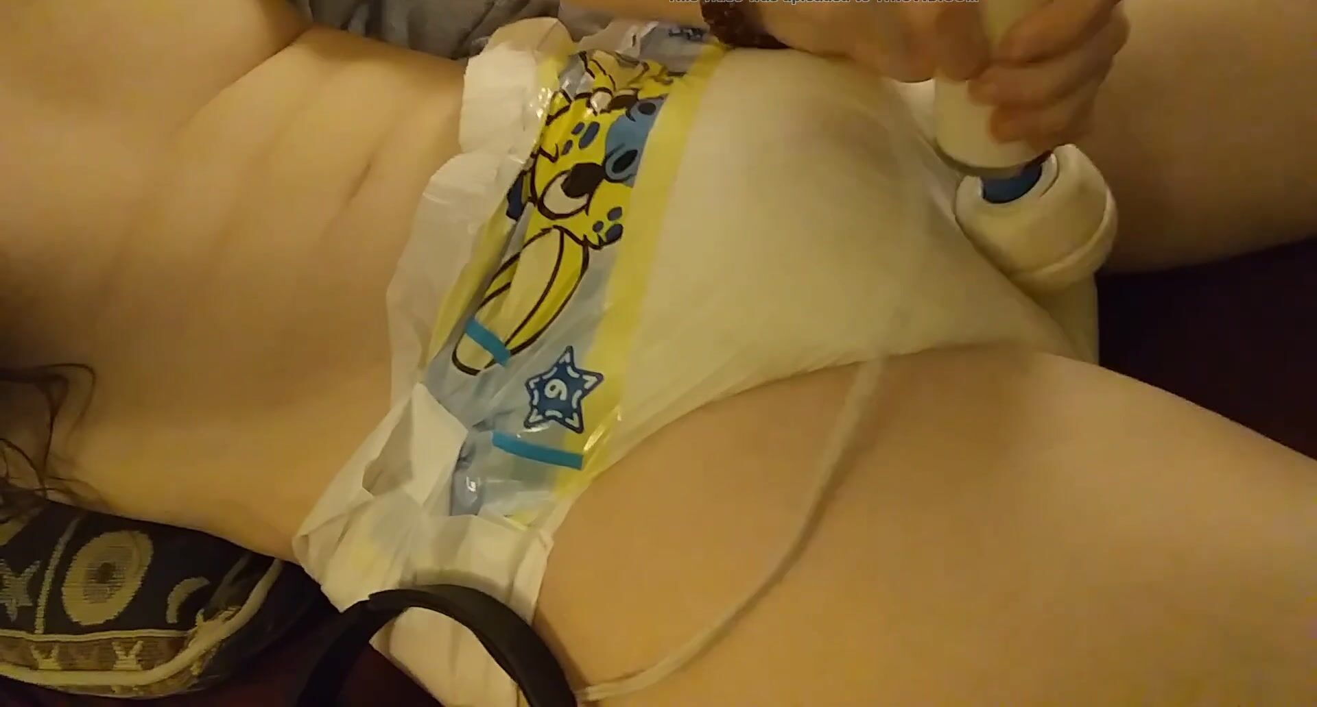 Diaper Girl Having Orgasm