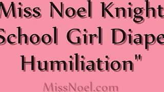 School girl diaper humiliation