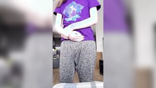 Diaper Girl Soaks Diaper