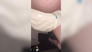 Rubbing My Wet Diaper