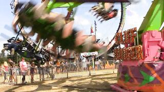 Zayda at the funfair