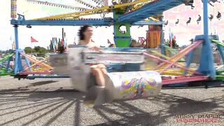 Zayda at the funfair