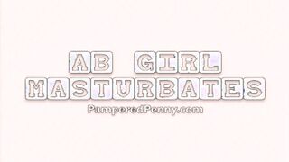 AB Girl Masturbates
