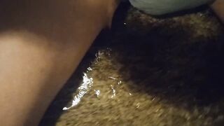 amateur diaper pee leaks on carpet