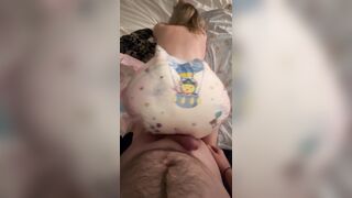 Daddy’s Little Horny Diaper Girl