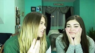 Girls react to woman eating baby diapers