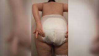 Diaper girl poop Competition