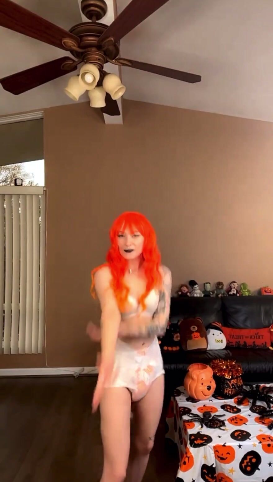 Girl Dancing In Diaper