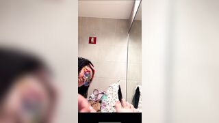 Mommy Soft Diaper Change In Airport Bathroom