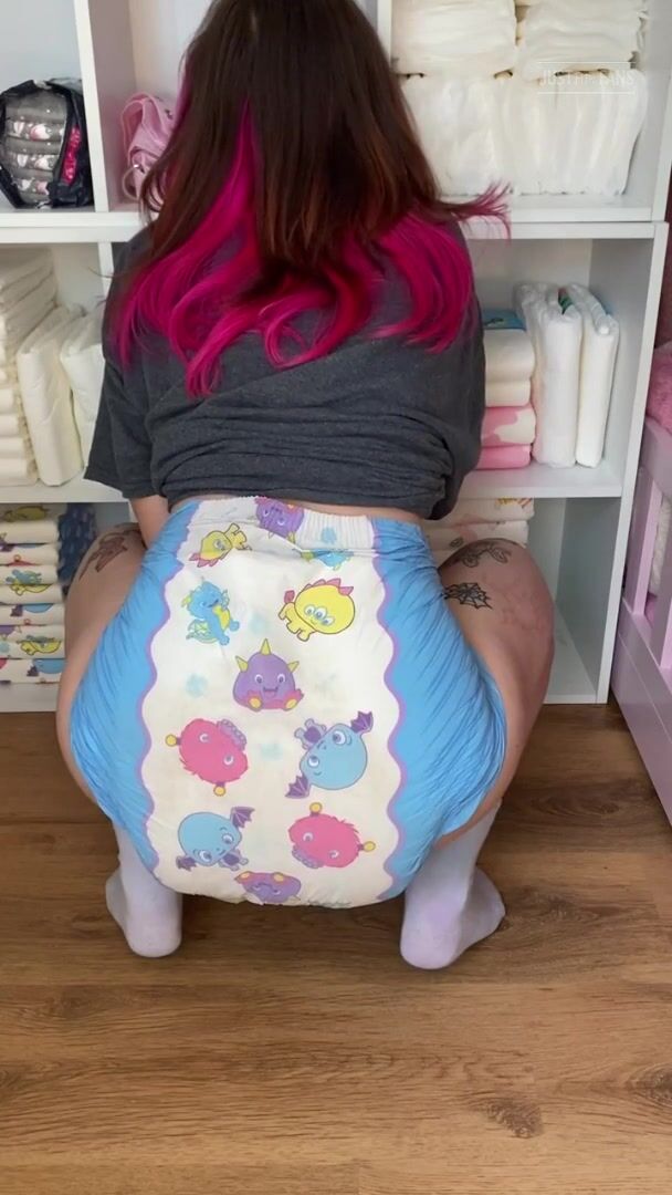 Colorful Diaper Girl #17