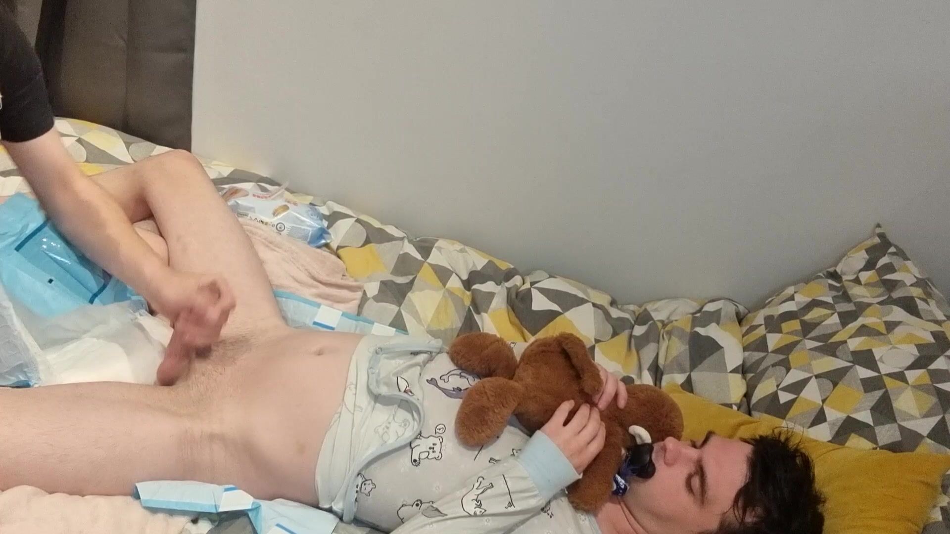 Diaper Boy Gets A Change And A Happy Ending